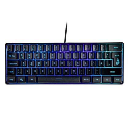 Клавиатура SureFire Kingpin X1, с кабел 1.8 m, геймърска, USB Type-A, 61 бутона