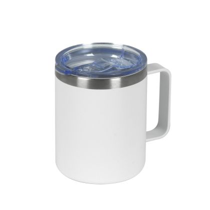 Office 1 Термочаша Heat, метална, 350 ml, бяла