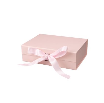 Office 1 Кутия Gift Box, с магнитно затваряне, сгъваема, 33 х 27 х 12 cm, розова