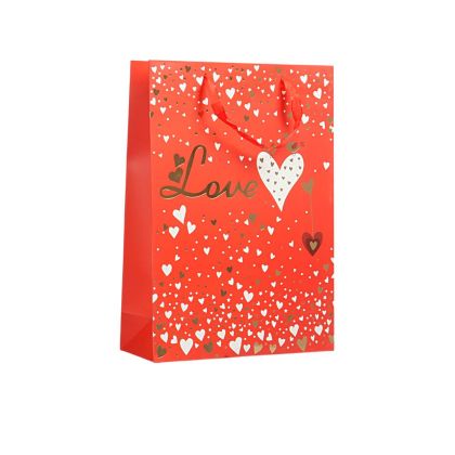 Подаръчна торбичка Love 31 х 44 х 12 cm, червена