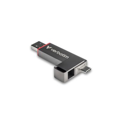 USB флаш памет Verbatim Dual QuickStick, USB Type A/Type C, 512 GB