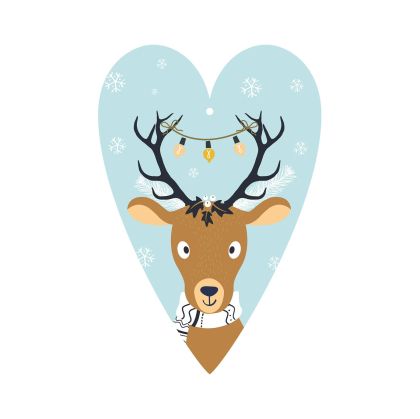 Gespaensterwald Картичка-таг Елен, във формата на сърце