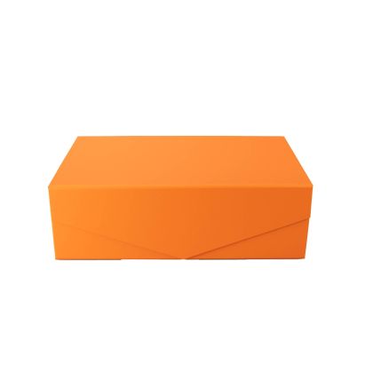 Office 1 Кутия Matt, с магнитно затваряне, сгъваема, 23 х 15 х 10 cm, оранжева