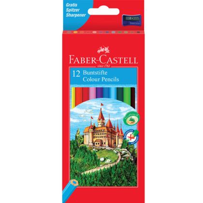 Цветни моливи FABER-CASTEL 12цв. - ню