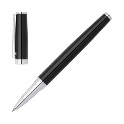 Hugo Boss Ролер Gear Icon, в кутия, черно-сребрист