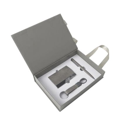 Office 1 Подаръчен комплект Matrix Quatro, в кутия, сив