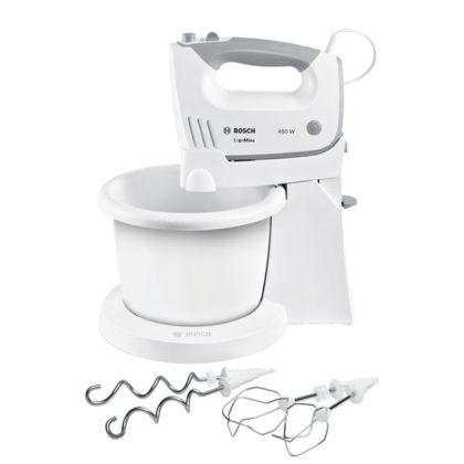 Bosch Миксер ErgoMixx MFQ36460, 450 W, бял