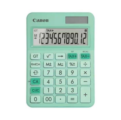 Настолен калкулатор Canon LS-125KB, 12-разряден, зелен