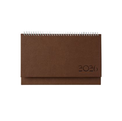 Настолен календар Казбек, 30 x 15.5 cm, кафяв