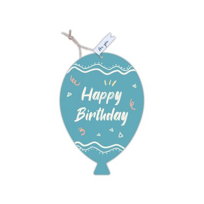 Gespaensterwald Картичка-таг Happy Birthday, балон