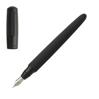 Hugo Boss Писалка Pure, в кутия, черна