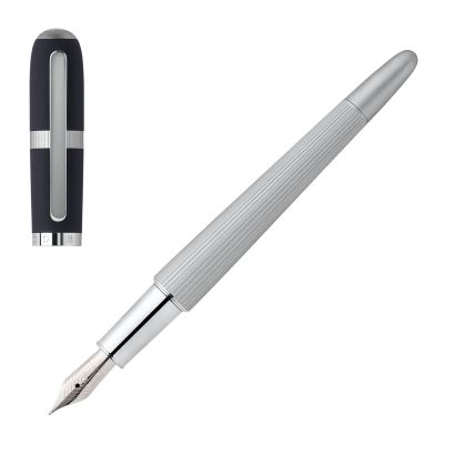 Hugo Boss Писалка Contour, в кутия, тъмносиня