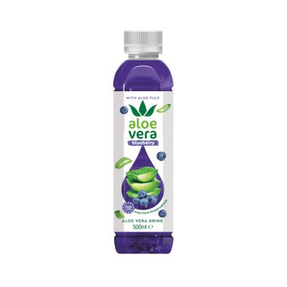 Напитка Aloe Vera - Синя боровинка, 500 ml