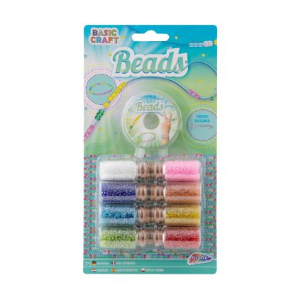 Moxy Декоративни мъниста, в бутилка, 8 цвята