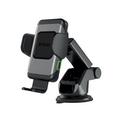 Yenkee Поставка и безжично зарядно за телефон за кола YSM 610, автоматична, черна