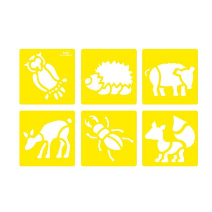 Nowa Szkola Шаблон Животни от гората, 6 форми