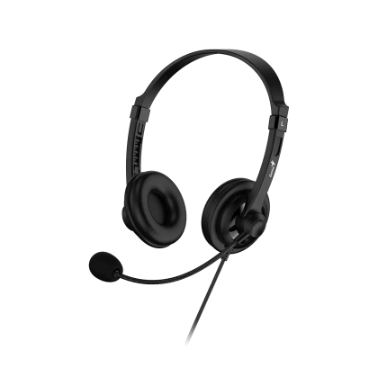 Genius Слушалки HS-230U, с кабел и микрофон, USB Type-A