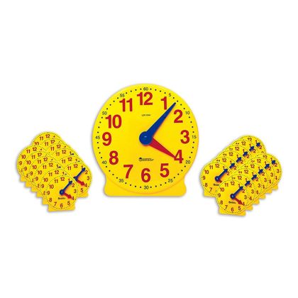 Learning Resources Комплект Часовници за училище, 25 броя