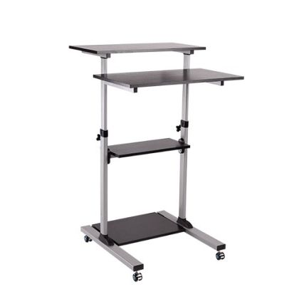 Работна маса за компютър и монитор Lumi WST-01, на колелца, максимално тегло 60 kg