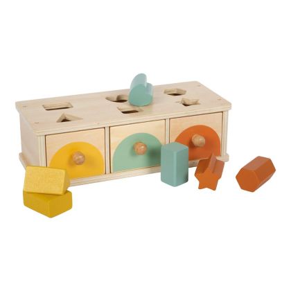 Small Foot Кутия Монтесори, за сортиране по цветове и форми