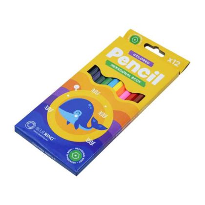 Цветни моливи Bluering 12 цвята