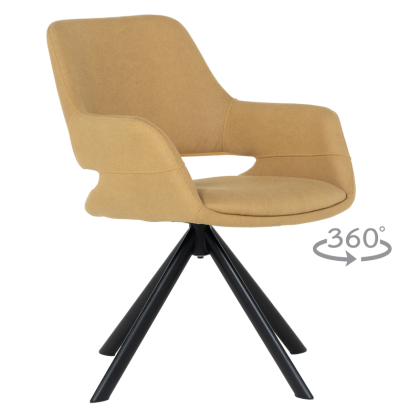 Трапезен стол DEVON - жълт SF 1