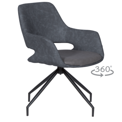 Трапезен стол TOTNES -1 - сив SF 2