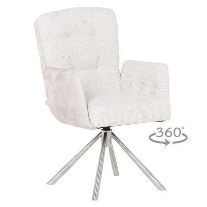 Трапезен стол KEILA - крем