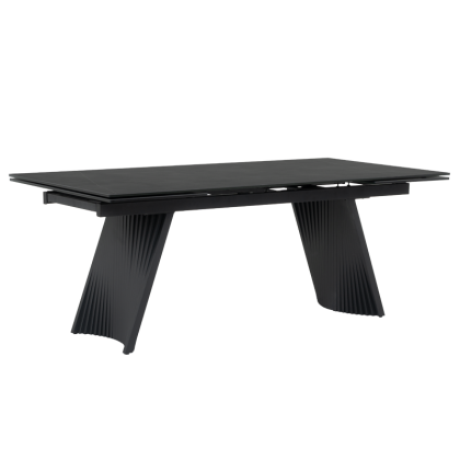 Разтегателна трапезна маса KOWAL - черна