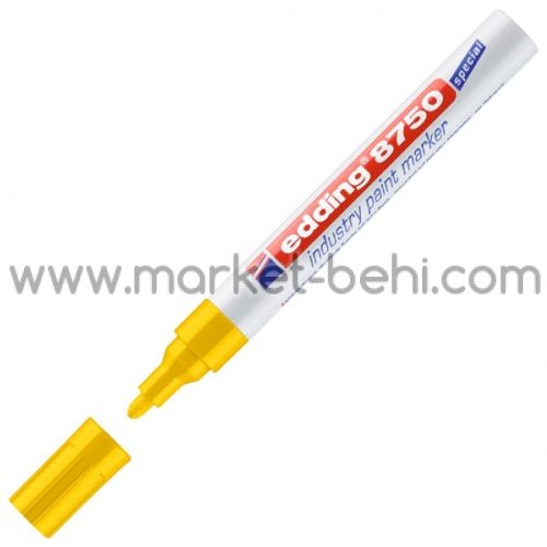 Маркер индустриален Edding 8750 2-4 mm Жълт