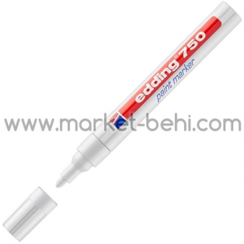 Маркер Paint Edding 750 2-4 mm Бял