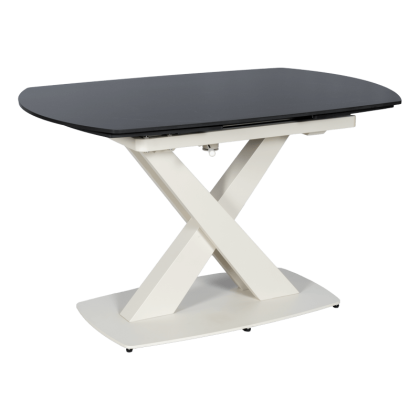 Разтегателна трапезна маса MATEO - черна