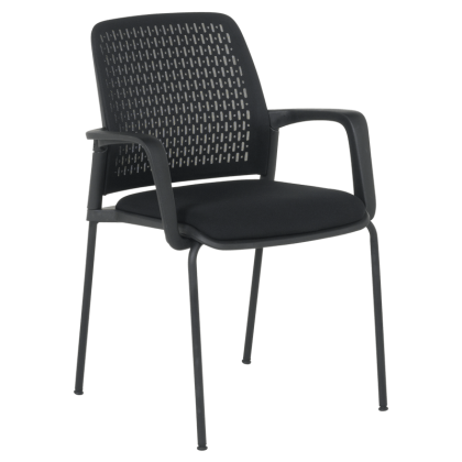 Посетителски стол Carmen 1138 - черен