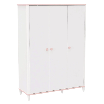 Трикрилен детски гардероб LIMA