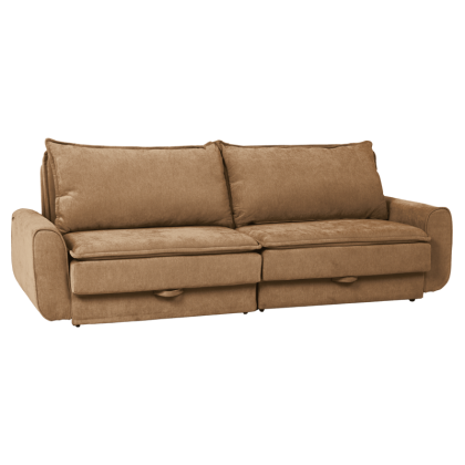 Разтегателен диван - тройка BALAMBA - охра Н37