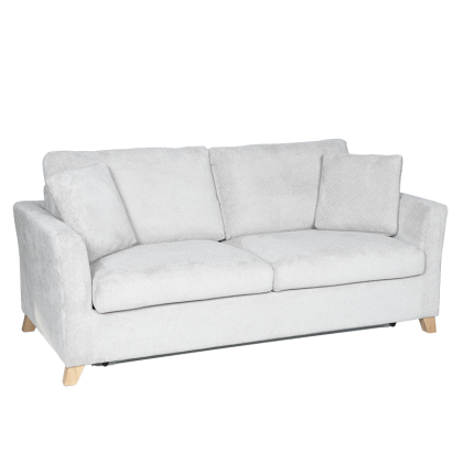 Разтегателен диван - тройка FIZI  - светлосив E05