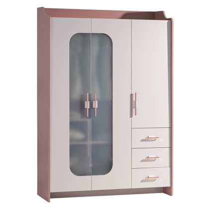 Трикрилен детски гардероб ESTELLA