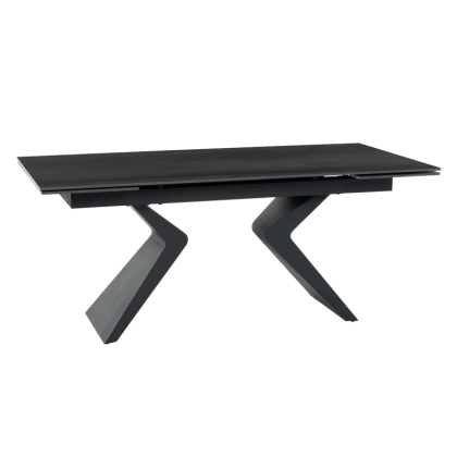 Разтегателна трапезна маса GUAMA - черна