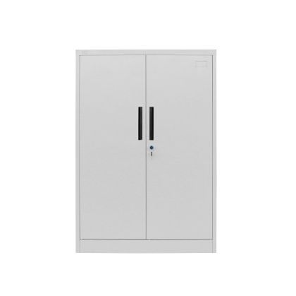 Шкаф RFG, метален, с два рафта, 900 х 400 х 1300 mm, сив