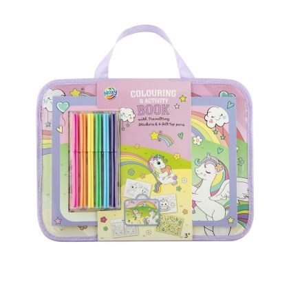 Moxy Комплект за оцветяване и дейности Еднорог, за пътуване