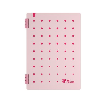 Art Pioneer Органайзер Soft Spiral, A5, със спирала, 50 листа, розов