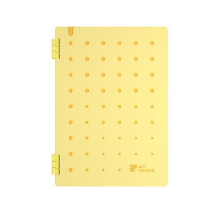 Art Pioneer Органайзер Soft Spiral, A5, със спирала, 50 листа, жълт