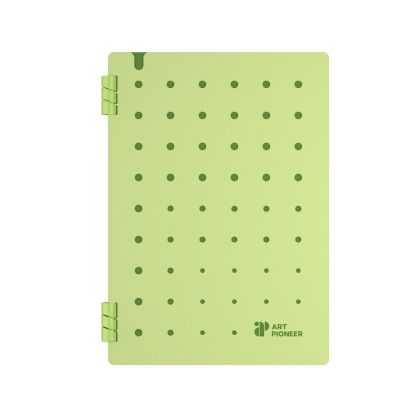 Art Pioneer Органайзер Soft Spiral, A5, със спирала, 50 листа, зелен
