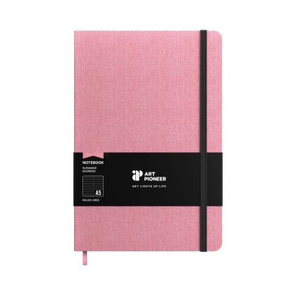 Art Pioneer Бележник Business, A5, твърда корица, 96 листа, розов