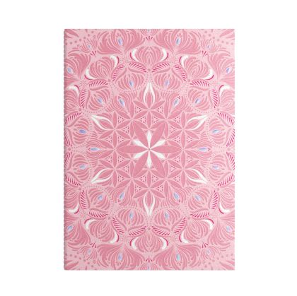 Art Pioneer Тетрадка, A5, шита, широки редове, 64 листа, розова