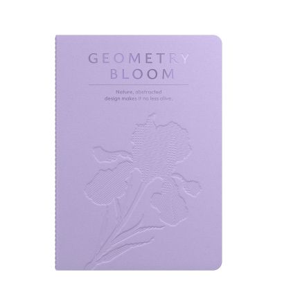 Art Pioneer Тетрадка Geometry Bllom, A5, шита, 60 листа, лилава