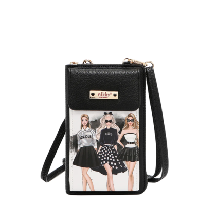 Портфейл с дълга дръжка Nikky, 11x17.5x2.5 cm,Trio