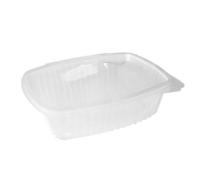 Кутия с прикачен капак, овална, 750 ml, 50 броя