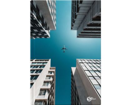 Тетрадка A5 S line ШР БГ твърди корици