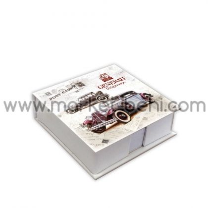 Кубче в кутия Lastva Retro 95 x 95 mm, 160л., Бяло